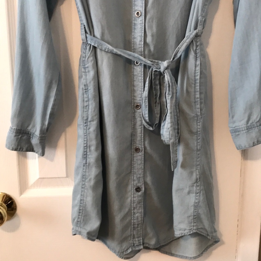 Love Tree Chambray Button Down Dress - image 3